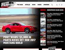 Tablet Screenshot of horsepowerwars.com